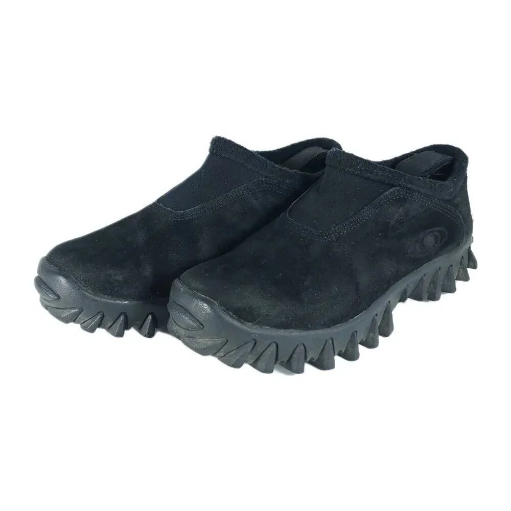 Salomon Women Cx VTG US6,5 Black Suede Contagrip Insulated SnowClog Hiking Boot